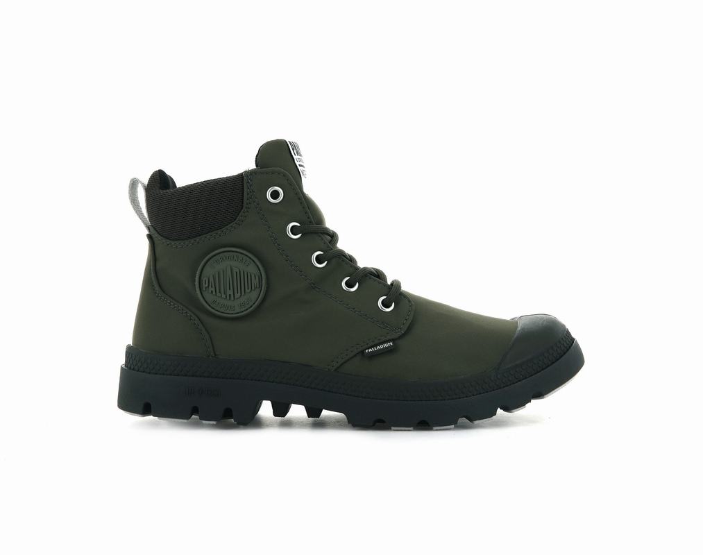 Palladium Pampa Lite + Cuff Wp Herren Stiefel Wasserdicht Olivgrün ||931250-EJU||